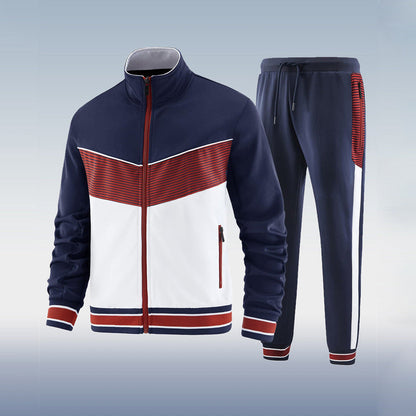 Men’s Premium Tracksuit Set – Athletic Slim Fit 2-Piece Outfit