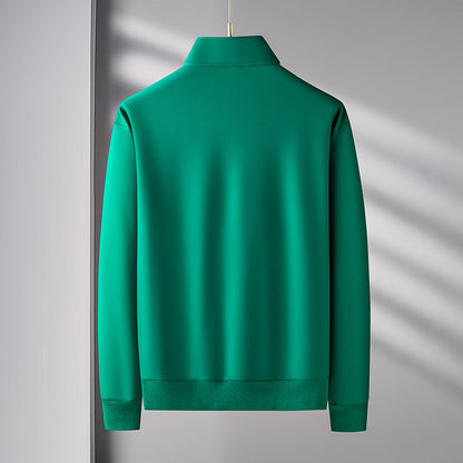 Men's Zip Up Tracksuit Two-piece with Stripe Jacket and Jogger Pants Set