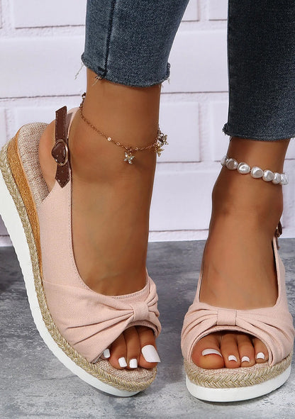 Women's Espadrille Slingback Sandals with Toe Coverage