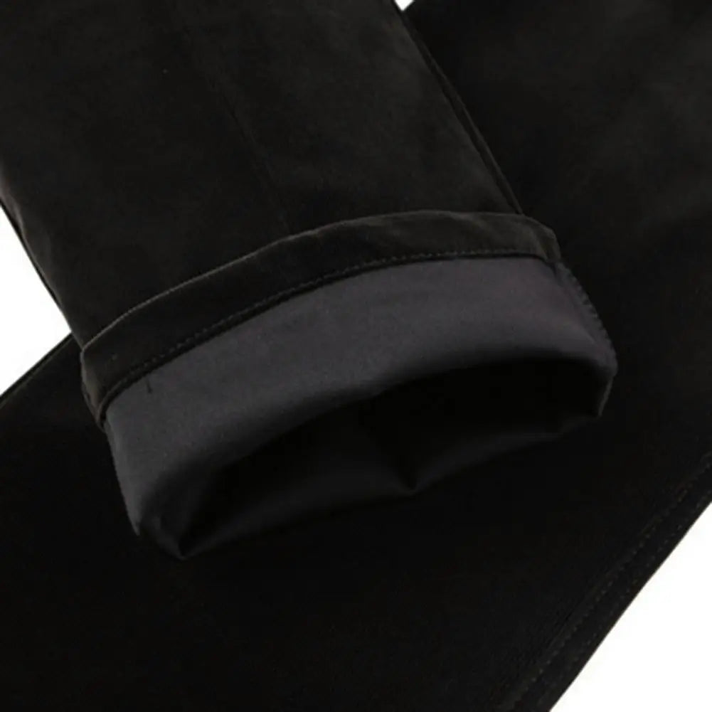 Men's Corduroy Trousers Straight Leg Business Casual Classic Fit