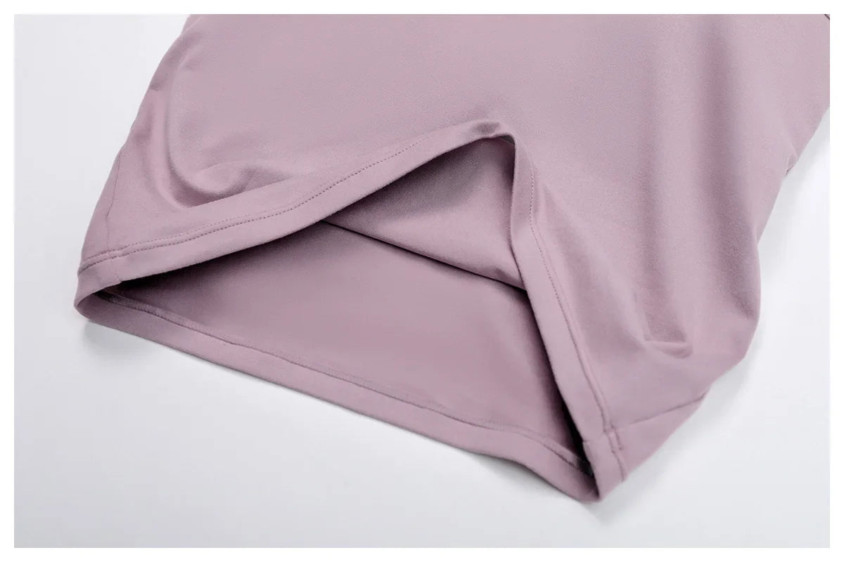 Women’s Two-Piece Lounge Set with Racerback Crop Top and Wide-Leg Pants