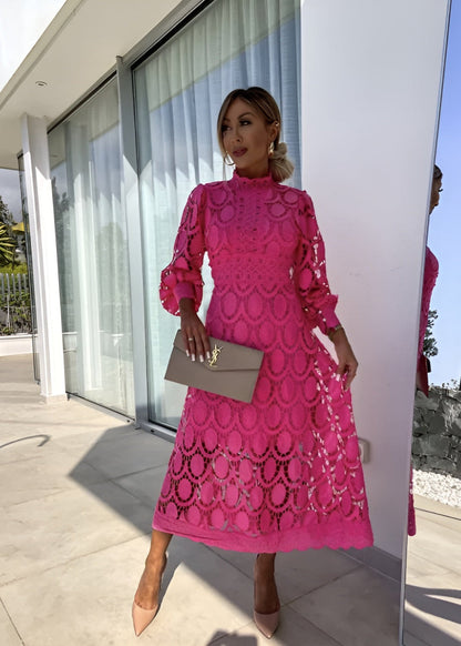 Women's Lace Detail Maxi Dress