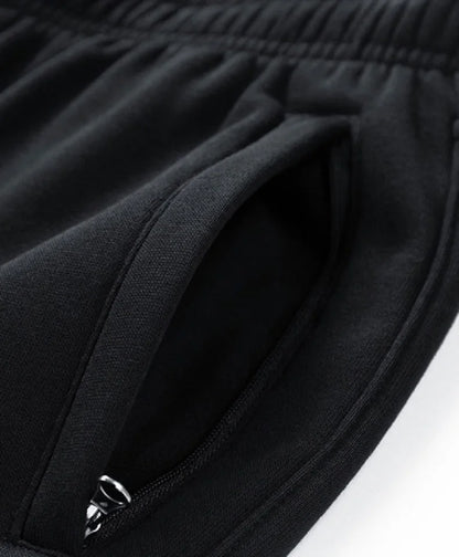 Men's Casual Two-Piece Set with Zipper Jacket and Jogger Pants