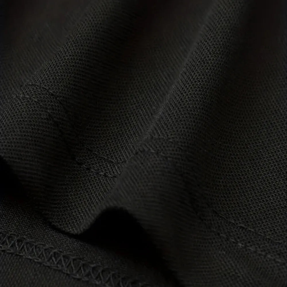 Men's Slim Fit Polo Shirt with Contrast Stripe Collar and Short Sleeves