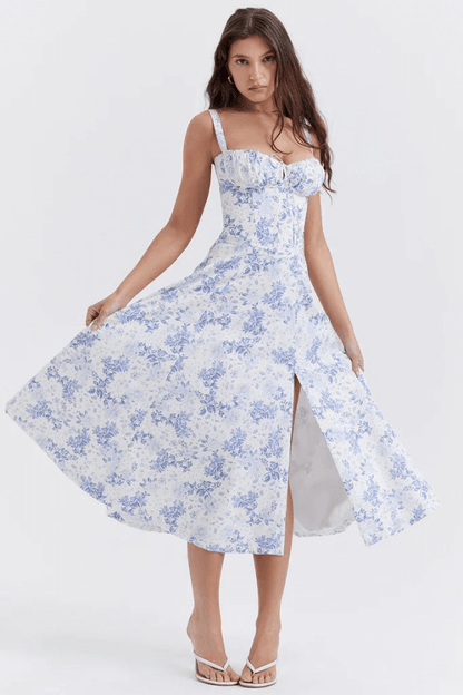 Elegant Corset Sun Dress for Women
