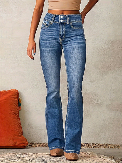 Women’s High-Waisted Flared Jeans