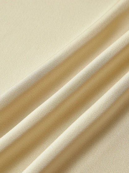 Women's Yellow Backless Maxi Dress with Sleek Straps and Open Back